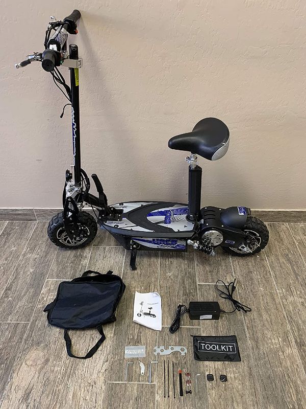 Photo 1 of -USED- LOOSE PARTS-MINOR SCRATCHES
UberScoot 1600w 48v Electric Scooter, Black, Large
