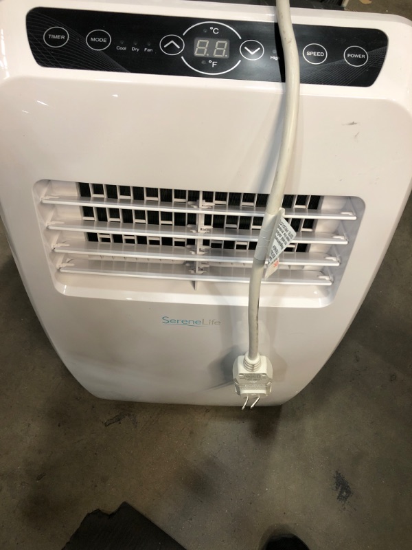 Photo 2 of SereneLife SLPAC8 Portable Air Conditioner Compact Home AC Cooling Unit 8,000 BTU, White