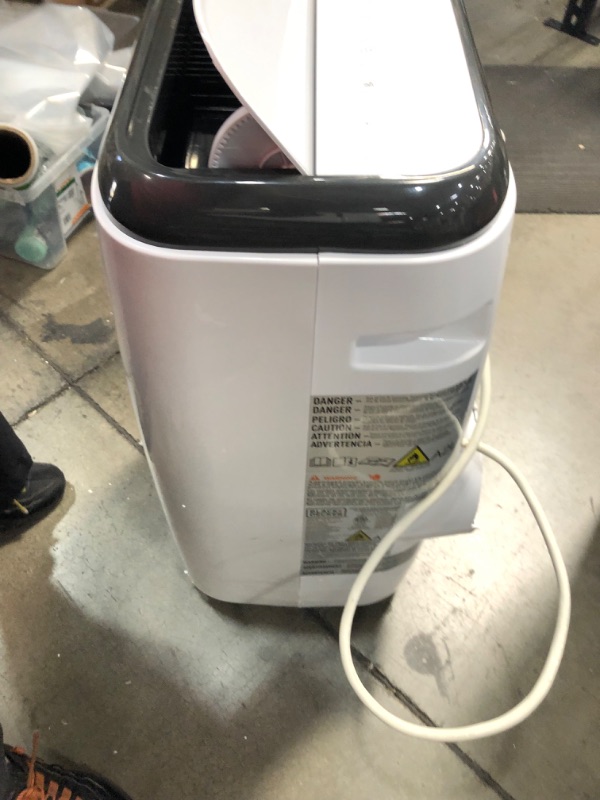 Photo 4 of 10,000 BTU; 6,000 BTU (SACC/CEC) Portable Air Conditioner with Double Motor, Dehumidifier and Remote, White