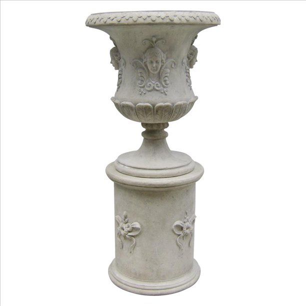 Photo 1 of **Read below**Design Toscano Goddess Flora Architectural Garden Urn Statue with Plinth