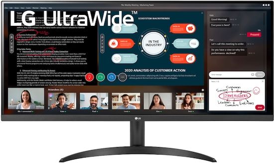 Photo 1 of LG 34” UltraWide Full HD HDR Monitor with FreeSync
