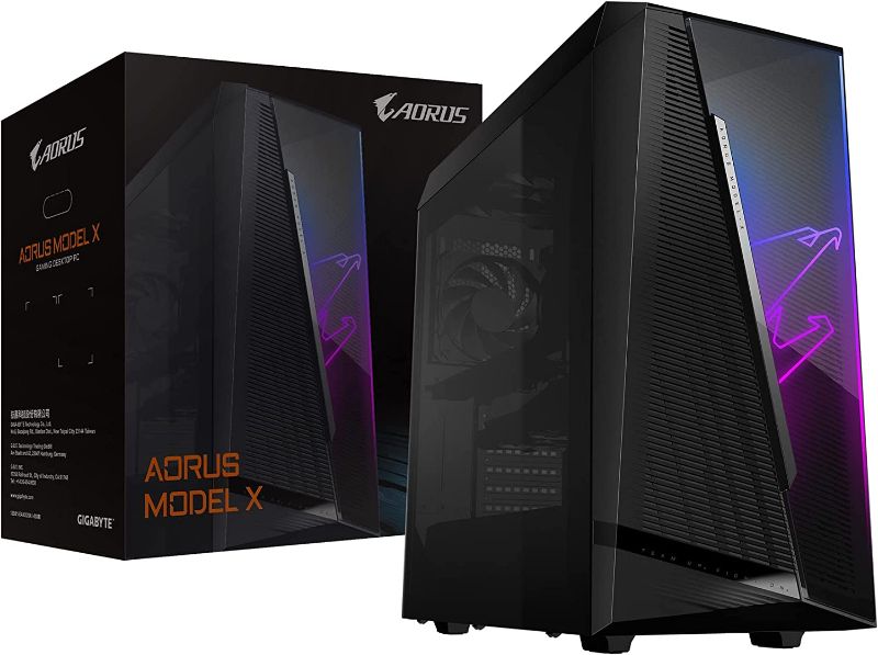 Photo 1 of AORUS Model X Gaming PC Computer Desktop (Intel i9-11900K, NVIDIA GeForce RTX 3080 GDDR6X 10GB, 16GB DDR4 RAM, 2TB M.2 SSD) - ! TB -AMXI9N8A-2051
