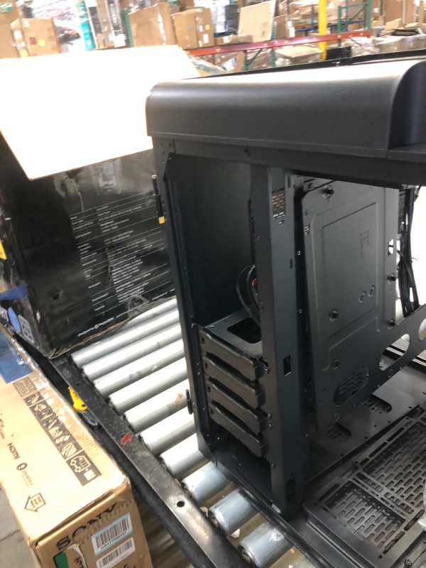 Photo 2 of Thermaltake Level 20 HT Black Edition 4 Tempered Glass Type-C Fully Modular E-ATX Full Tower Computer Chassis with 2 140mm Top Fan Pre-Installed CA-1P6-00F1WN-00
