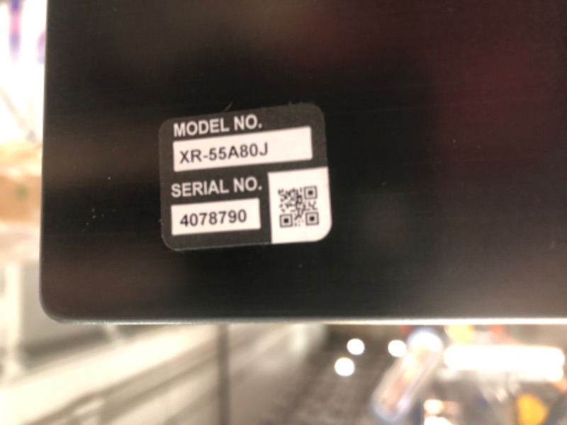 Photo 1 of Sony A80J 55 Inch TV: BRAVIA XR OLED 4K Ultra HD Smart Google TV with Dolby Vision HDR and Alexa Compatibility XR55A80J- 2021 Model
