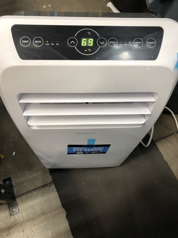 Photo 1 of SereneLife SLACHT108 Portable Air Conditioner Compact Home AC Cooling Unit 10,000 BTU
