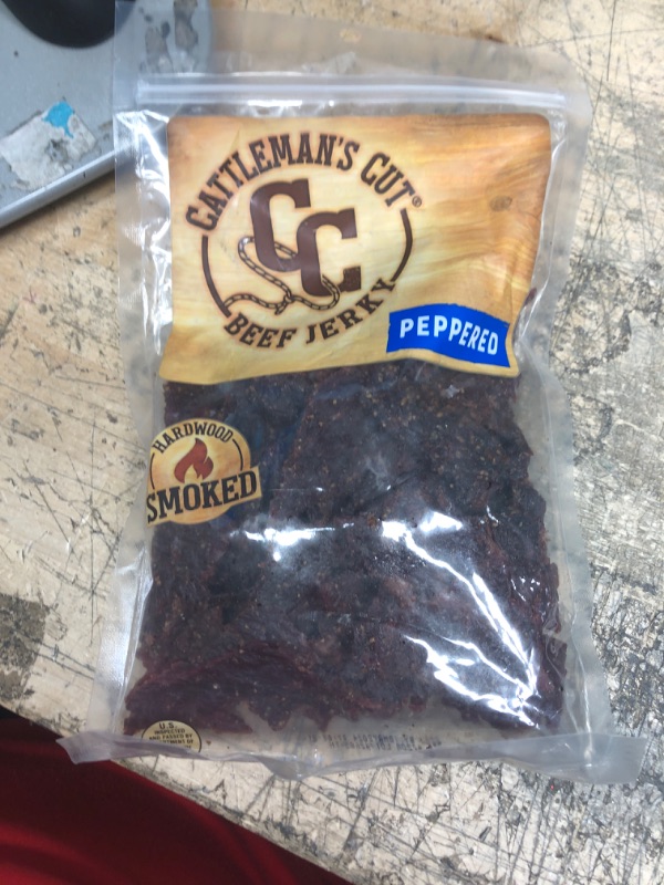 Photo 2 of *5/10/2024* Cattleman's Cut Peppered Steakhouse Beef Jerky - 10 oz bag