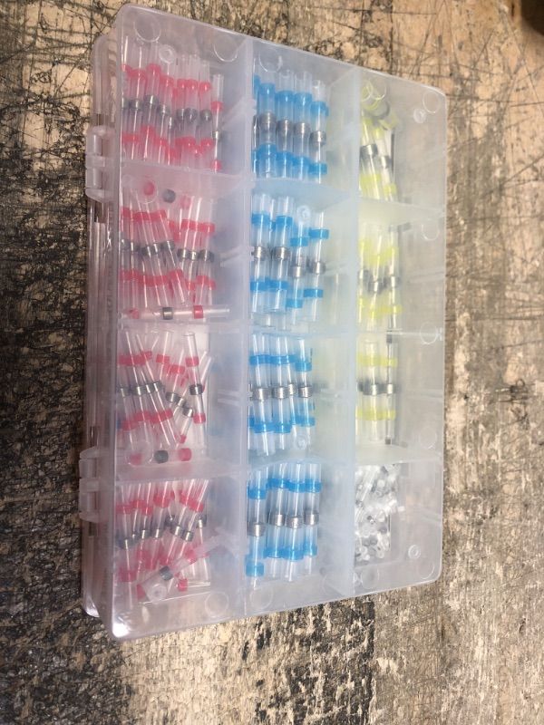 Photo 1 of 270PCS Solder Seal Wire Connectors innhom Heat Shrink Butt Connectors Cosolder Waterproof Solder Wire Connectors Kit, CE/RoHs 270 pcs