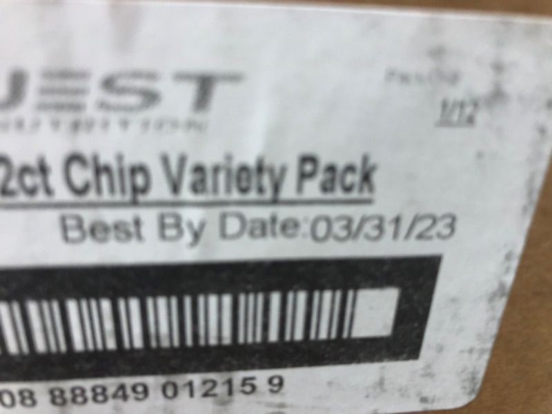 Photo 2 of **EXPIRES 03/31/2023** Quest Tortilla Style Protein Chips Variety Pack, Chili Lime, Nacho Cheese, Loaded Taco, 1.1 Ounce (Pack of 12)
