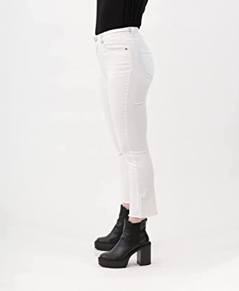 Photo 2 of 2 PAIRS - INDIGO SAINTS Women's Luxury Clothing Denim Jeans, Comfortable & Stylish Pants 25 White