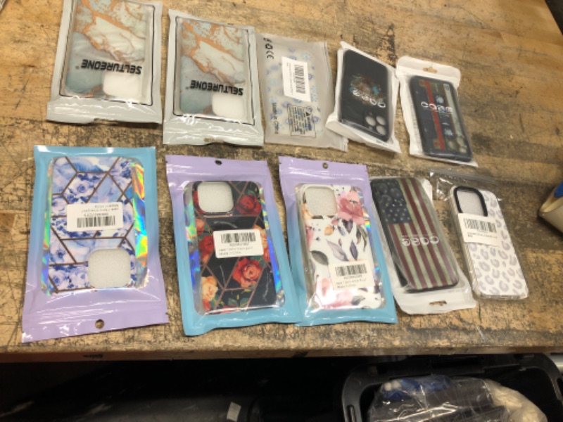 Photo 1 of 10 PIECE CELL PHONE CASE BUNDLE 