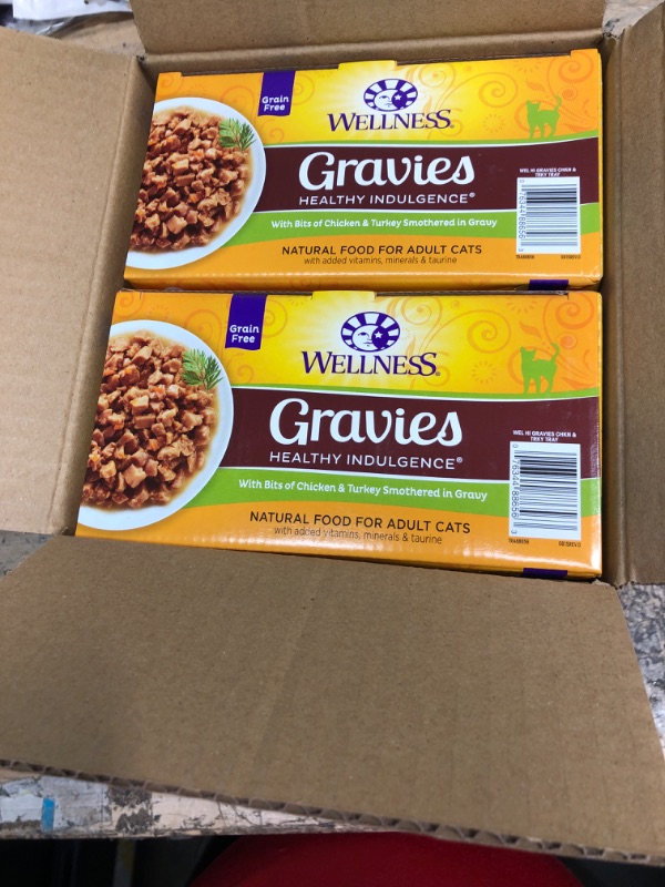 Photo 2 of *5/15/2023* Wellness Healthy Indulgence Gravies with Chicken & Turkey in Gravy, 3 ounce, pack of 24 Chicken & Turkey Gravies 3 Ounce (Pack of 24)