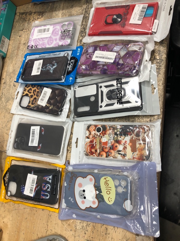 Photo 1 of 10 PACK CELL PHONE CASE BUNDLE