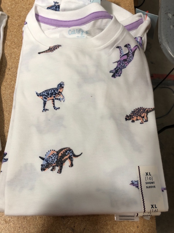 Photo 2 of 2 PACK**Boys' Dino Print Short Sleeve T-Shirt - Cat & Jack™
XL 16