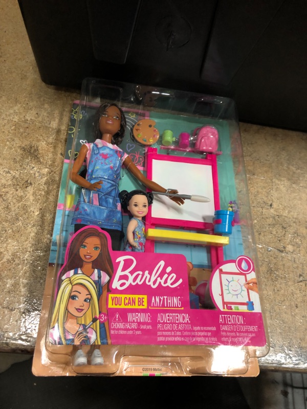 Photo 2 of Barbie I Can Be Anything: Art Teacher Doll and Playset