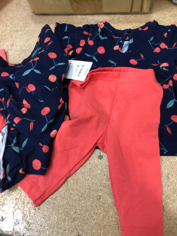 Photo 2 of 2 PACK**Baby Girls' Cherries Top & Bottom Set - Just One You® Made by Carter's 3M
