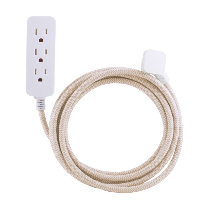 Photo 1 of Cordinate 3 Outlet 10' Extension Cord Dark Heather
