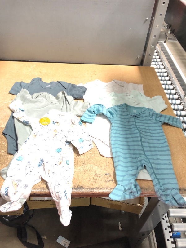 Photo 1 of Baby Cloths Bundle, 6 Items 
One Piece Outfits NB and 18M 