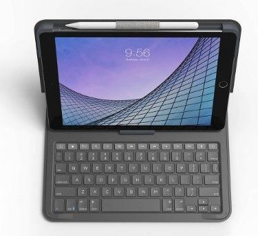 Photo 1 of ZAGG Keyboard Messenger Folio 2 Case Charcoal 