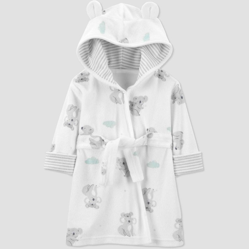 Photo 1 of Baby Koala Bath Robe - Just One You® Made by Carter's White/Gray
