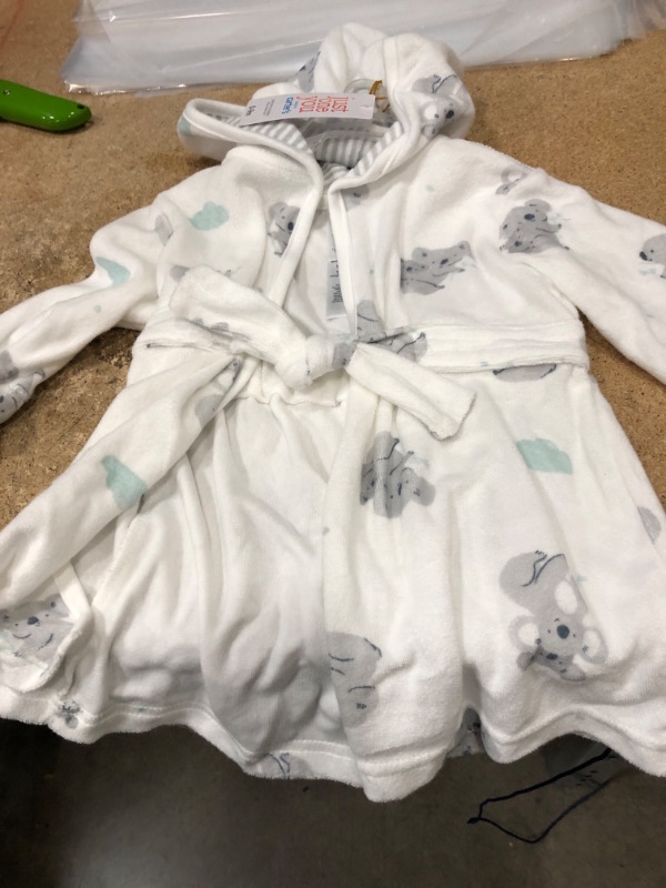 Photo 2 of Baby Koala Bath Robe - Just One You® Made by Carter's White/Gray
