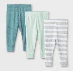 Photo 2 of Baby Boys' 3pk Pull-on Pants -  Mint 3-months 
Baby Boys' Shark Bath Robe - White/Blue 0-9 months 

