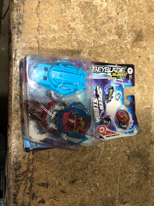 Photo 2 of Beyblade Burst Surge Speedstorm Infinite Achilles A6 Spinning Top Starter Pack
