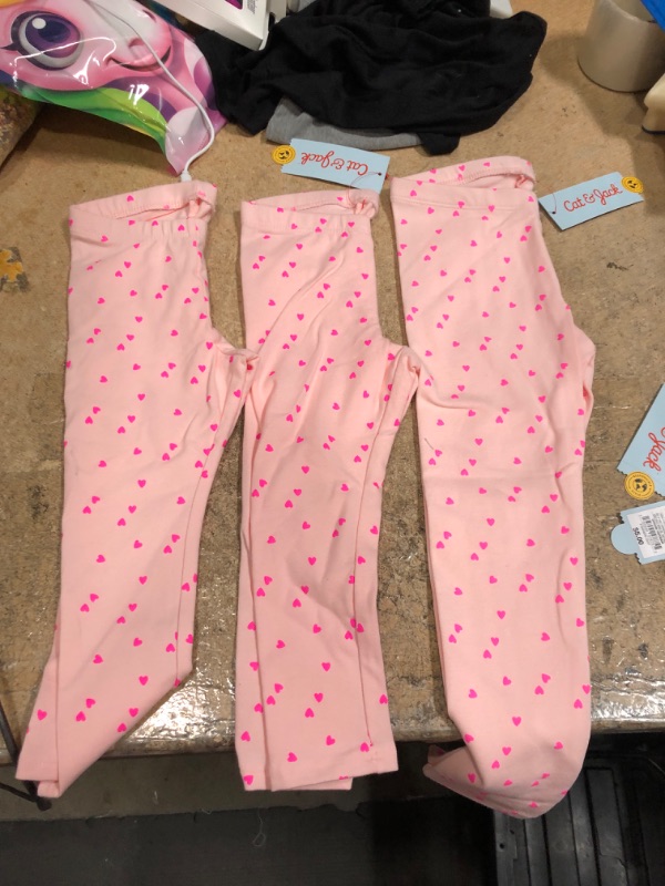 Photo 2 of Bundle of 3 Toddler Girls' Heart Leggings - Cat & Jack™ Powder
Size 2T, 4T, 2T