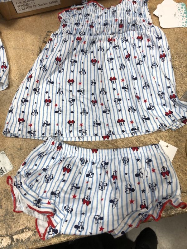 Photo 2 of Baby Girls' 2pc Disney Minnie Mouse Top and Bottom Set - Size: 6-9M