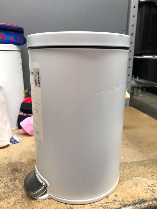 Photo 1 of 12L Round Step Trash Can - Brightroom™

