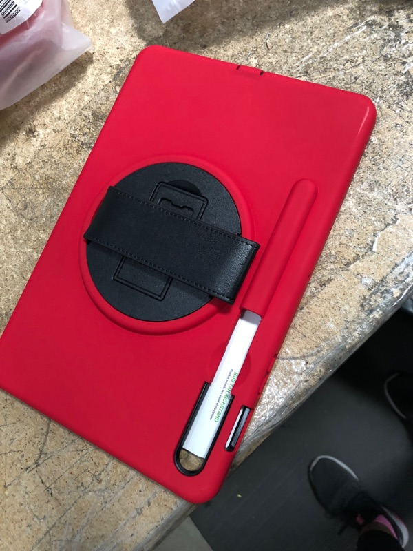 Photo 2 of ORIbox Morandi Case for Samsung Galaxy Tab S8/ Tab S7 11", Full Body Shockproof, 3 in 1 Drop Protection with 360° Kickstand/Hand Strap
**Stock picture is only for the reference 