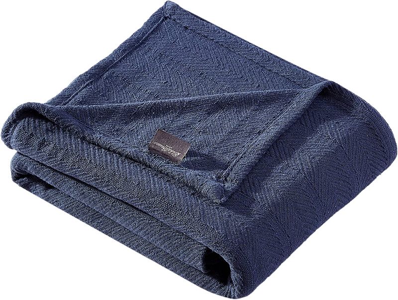 Photo 1 of Eddie Bauer Herringbone Cotton Blanket