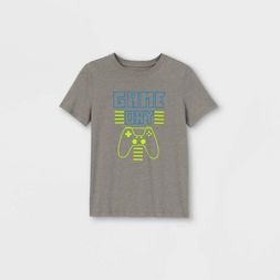 Photo 2 of Boys' Short Sleeve 'Rocket Explorer' M and Gaming Console Graphic T-Shirt - Cat & Jack™ Gray XS 5 pack 
