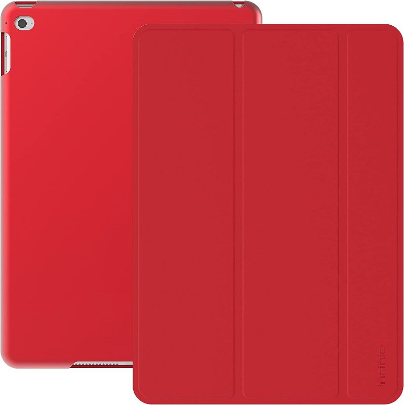 Photo 1 of iPad Air 2 Protective Case Smart Cover with Scratch-Resistant Lining & Auto Sleep/Wake Feature (Red)
