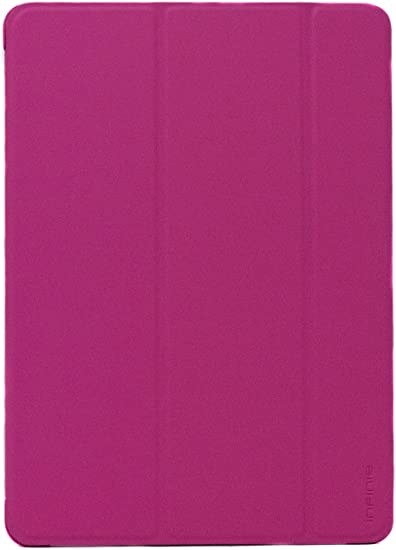 Photo 1 of Slim Protective Case for iPad Pro 9.7 Inch (A1673/A1674/A1675) with Scratch-Resistant Lining and Magnetic Closure, Auto Sleep/Wake Feature (Pink)
