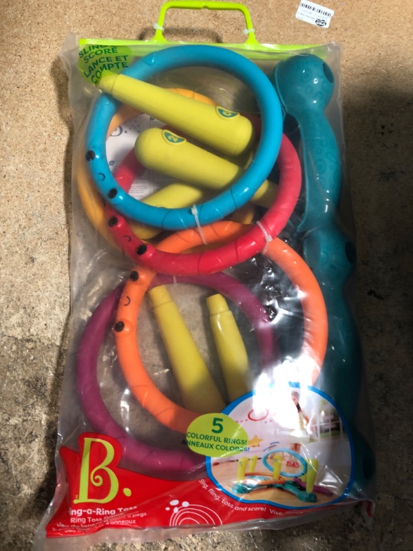 Photo 2 of Battat B. Toys Sling-a-Ring Toss Game, Multicolor
