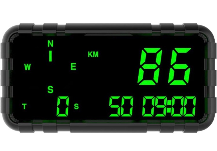 Photo 1 of Kingneed C3012 HUD Speedometer Odometer Compass Head Up Display GPS Digital Display Big Fonts Univsersal for All Cars Truck Bus Vehicles New