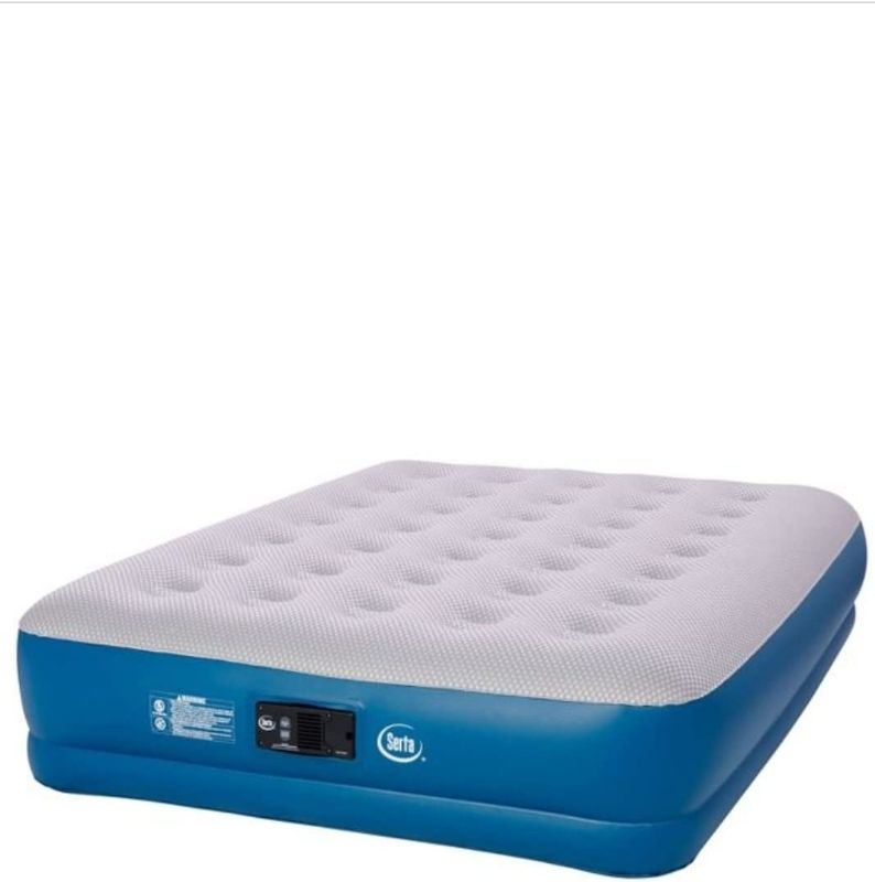 Photo 1 of Serta 16" Raised Inflatable Air Mattress w/Built in Pump - Queen