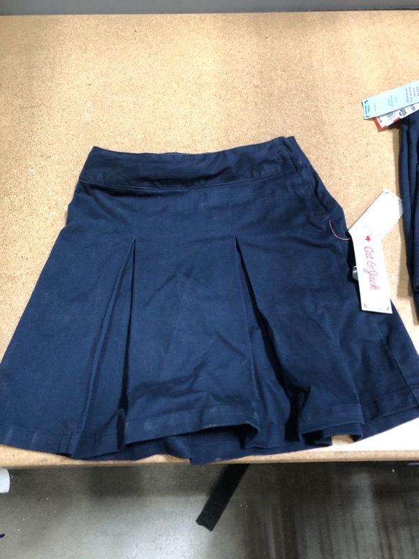 Photo 1 of 2x Girls' Pleated Twill Uniform Skorts - Cat  Jack*
