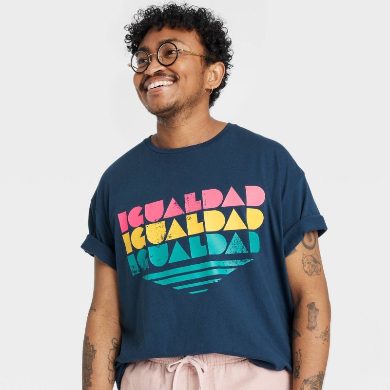 Photo 1 of 3x Pride Adult Igualdad Short Sleeve T-Shirt - Size Medium
