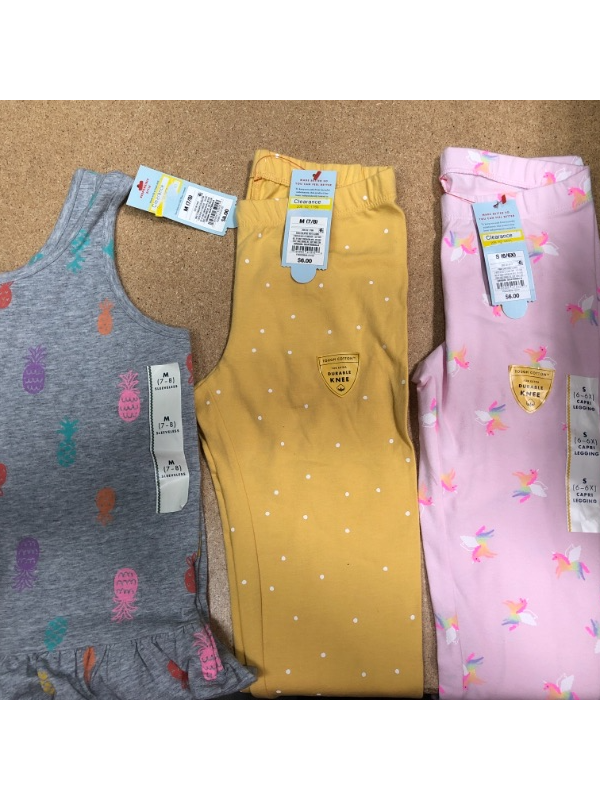 Photo 4 of 3 Item Girls Bundle Varies Sizes
Girls' Capri Leggings/ Girl' Butterfly Print Capri Legging - Cat & Jack™
Girls' Printed Tank Top Cat & Jack™