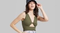 Photo 2 of 2 item women's top bundle
Women's Twist-Front Cut Out Tank Bodysuit
Women's Short Sleeve Cropped T-Shirt