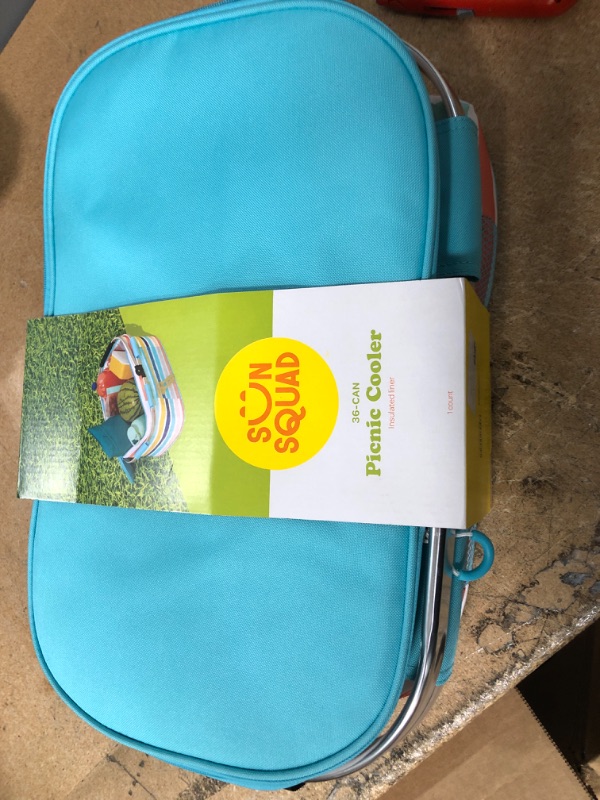 Photo 2 of 13.5qt Picnic Cooler Stripe - Sun Squad