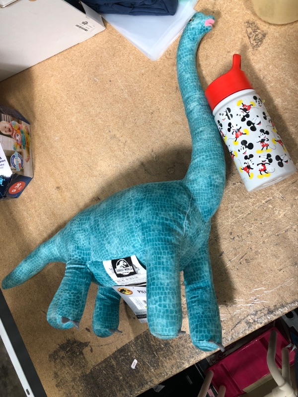 Photo 3 of BUNDLE OF (2 ITEMS) Jurassic World Bronto Pillow Buddy & Disney 14oz Stainless Steel Summit Kids Water Bottle with Straw - Simple Modern

