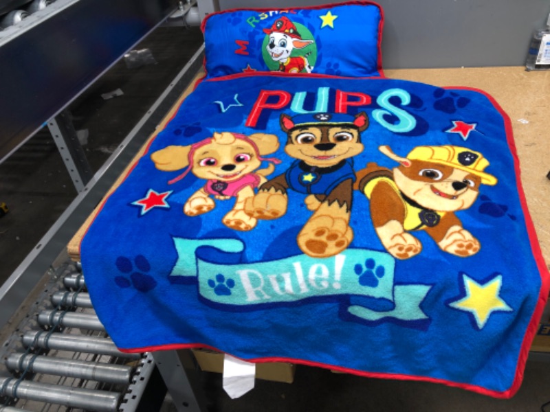 Photo 2 of  Dimensions	46"L x 30"W
Nickelodeon Paw Patrol Toddler Nap Mat
