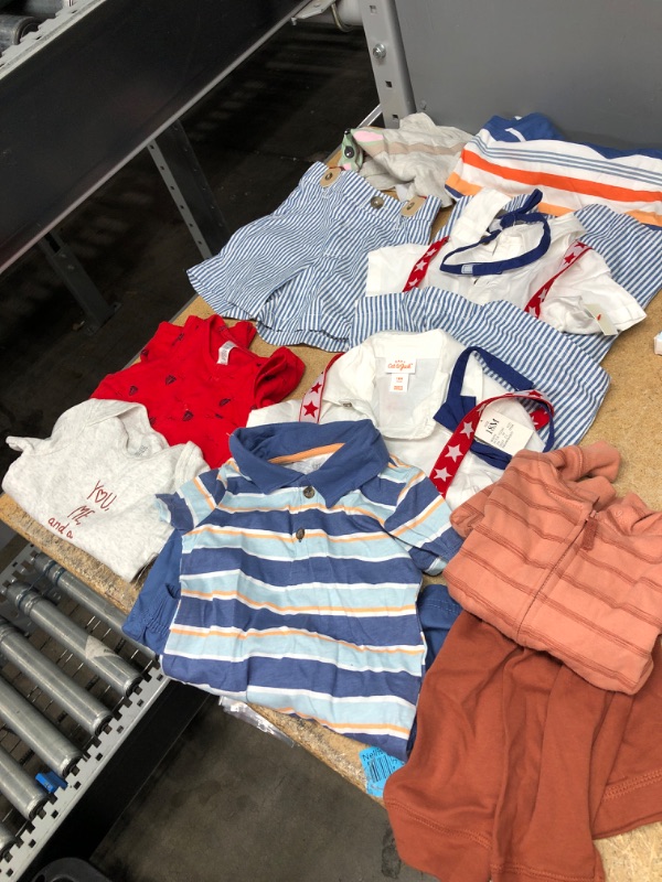 Photo 1 of 18 MO. BOYS CLOTHES BUNDLE: NEW/USED,