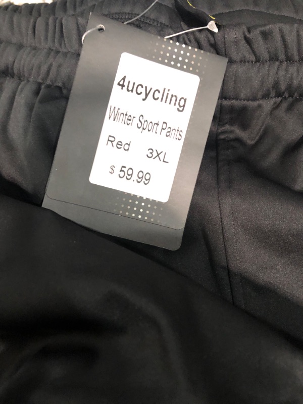 Photo 2 of 4ucycling Mens Fleeced Windproof Winter Cycling Pants for Biking,Skiing,Running Outdoor Sports .3xl