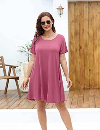 Photo 1 of BELAROI Women's Short Sleeve Swing med dress