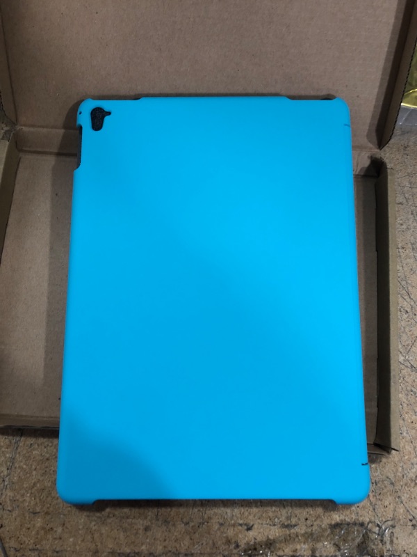 Photo 2 of Protective Slim Case for iPad Pro 9.7" (A1673/A1674/A1675) with Scratch-Resistant Lining & Magnetic Closure Auto Sleep/Wake Feature (Turquoise)
