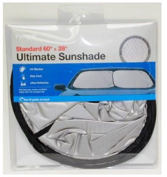 Photo 1 of 
Type S Ultimate Sunshade Standard 68”x 32”, Silver - NEW
