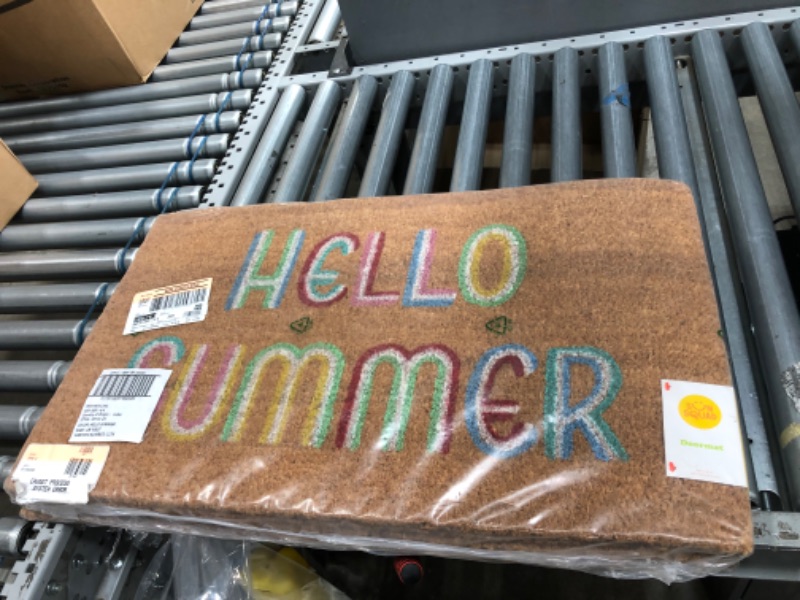 Photo 4 of 16x26 Hello Summer Doormat Brown - Sun Squad 4 PACK 